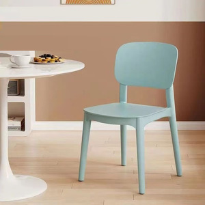 Commercial restaurant thick plastic dining chairs modern and simple home-style <b>backrest</b> chairs comfortable <b>backrest</b> chairs for - Product Image 5