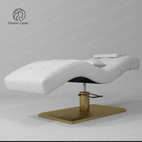 Ensemble de mobilier de cosmétologie de luxe Madamcenter, fauteuil moderne, lit d'extension, chaise, spa pour les cils et les sourcils, soin du visage, comprend un massage