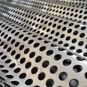Round Hole Micro Hole Stainless Steel Mesh Sus304 0.75mm Hole Diameter Perforated Mesh Screen Filter Perforated Steel Sheet