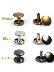 หมุดย้ำโลหะทรงกลมขนา<span class=keywords><strong>ด</strong></span> 4 มม. แบบสอง<span class=keywords><strong>ด</strong></span>้าน <span class=keywords><strong>ส</strong></span>ำหรับเ<span class=keywords><strong>ส</strong></span>ื้อผ้า <span class=keywords><strong>รองเท้า</strong></span> และกระเป๋า อุปกรณ์ฮาร์ดแวร์ - Product Image 2