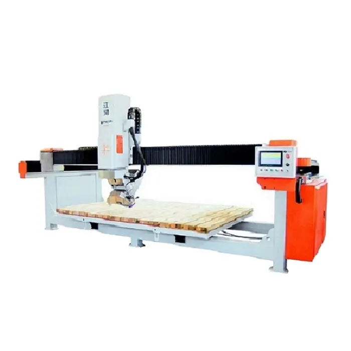 PLC 45 degree quartz angle cutting machine miter cutter for dekton granite GQ-3220B