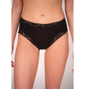 Braguitas de Bikini de Cintura Media para Mujer, Diseño de Encaje, Algodón Suave, Ropa Interior sin Costuras, Transpirable, Sexy, Cómodas para el Uso Diario - Product Image 1