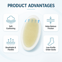 Pansements hydrocolloïdes OEM sur mesure, imperméables, respirants, à forte adhérence, pour talons, personnalisables pour votre marque