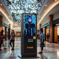 Kiosque de paiement tout-en-un avec IA pour dessin et autocollants, miroir pliable esthétique, logiciel de génération IA, machine robot, photomaton IA
