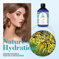 Hydrolat d'Hamamélis - Hydrolat pour la Peau du Visage - Eau Florale d'Hamamélis 100% Pure et Naturelle, Distillée à la Vapeur |   OEM 500mL