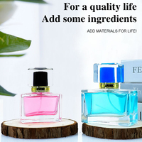 Flacon de parfum personnalisé, flacon de parfum arabe, 30 ml, 50 ml, 100 ml, flacons de parfum en verre vides en gros avec boîte