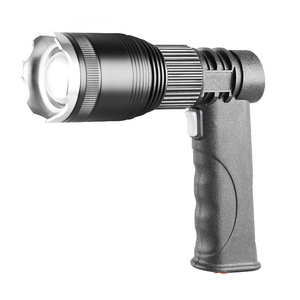 ไฟฉาย LED แบบชาร์จไฟแบบพกพา 10W ปรับความสว่างได้ ปรับซูมได้ แสงสีขาว ตัวเครื่องทำจากอลูมิเนียมอัลลอยด์ สำหรับใช้งานกลางแจ้ง - Product Image 1