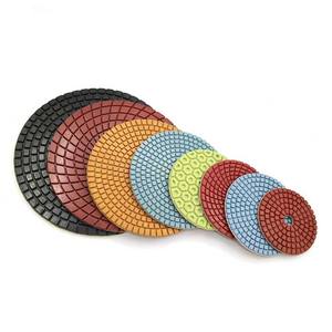 4 Zoll 5 Zoll 7 Zoll Schleifwerkzeuge nasses trockenes Diamant-Polierpads für Granit-Quarz-Beton-Marmor-Stein-Schreibtischpolierung - Product Image 4
