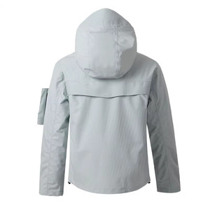 Custom Polyester Autumn Windbreaker Zip-Up Safari Outdoor Jackets <b>Ski</b> Softshell Rain Sports Jacket - Product Image 3