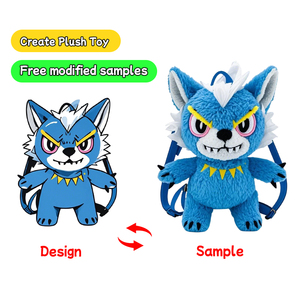 Soft Plush <strong>Backpacks</strong> Toy Supplier Plush Toys Custom Plush <strong>Backpack</strong> Bag Plush <strong>Character</strong> <strong>Backpack</strong> - Product Image 1