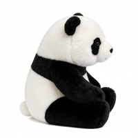 Nouvelle conception de peluche panda personnalisée, jouet en peluche animal miniature populaire, adorable peluche panda personnalisée