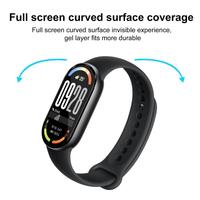 2 pièces XDfind Film protecteur d'écran incurvé 3D en matériau composite souple pour Xiaomi Smart Band 10