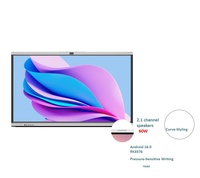 Support mobile pour écran tactile numérique intelligent tout-en-un 4K UHD de 55, 65, 75, 86, 98 pouces, tableau blanc interactif pour écoles, OEM