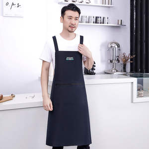 Delantal de algodón impermeable y a prueba de aceite de gran tamaño, ropa de trabajo sin mangas para cocina, Catering, cocina, uso diario de limpieza - Product Image 3