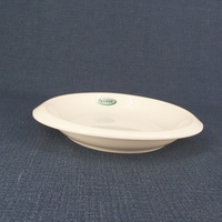Assiette de Présentation Ovale en Mélamine Qualité Alimentaire, Bord Inversé, Durable, Incassable, Sans BPA, Écologique, Moderne, Vente en Gros