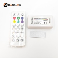 Led Strip Light Universal RGBW COB 12V Nirkabel 24 Tombol dengan Pengontrol RGB 24V Berbeda - Produk Baru