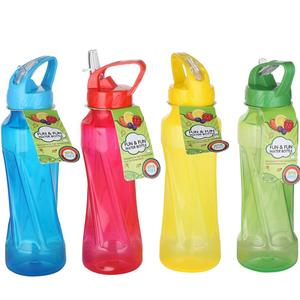 Garrafa de água para bebidas esportivas de plástico PP colorido 750ml, modelo largo, para uso diário infantil ou utensílios de bebidas, capacidade de 1L