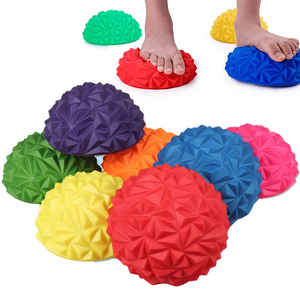 Bola de masaje puntiaguda de Pvc Medio masaje Yoga Fitness Ball Equilibrio Stepping Pods Bola de masaje de erizo - Product Image 1
