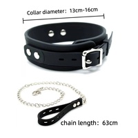 Collier de chien personnalisé pour cosplay d'esclave, collier de flirt, accessoires de bondage BDSM, collier en silicone