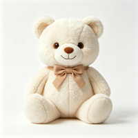 Ours en peluche doux et moelleux avec nœud papillon mignon, jouet en peluche pour enfants, vente en gros, ours en peluche personnalisé