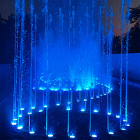 Fontaine musicale et dansante extérieure programmable DEWY, en acier inoxydable, garantie 5 ans, 110-230V, pour parc municipal