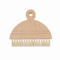 Ensemble balayette et pelle à poussière compactes en bois, mini balayette à main pour le nettoyage du bureau et de la cuisine