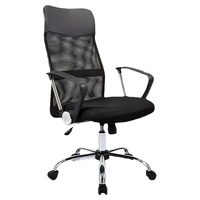 Chaise de bureau moderne d'intérieur à dossier haut Chaise à dossier en maille à la mode Chaise de bureau ergonomique au design moderne