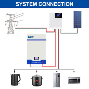 Batería de Almacenamiento de Energía Solar para el Hogar LiFePO4 de 51.2V 100Ah 5KWh con Comunicación CAN - Product Image 6