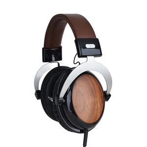 Casque supra-auriculaire DJ Studio professionnel avec casque en bambou en bois d'interface de 3.5mm pour mélangeur <span class=keywords><strong>CDJ</strong></span> - Product Image 5