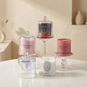 FIVEFIRE Bougie en pot dorée de luxe, bougie parfumée <span class=keywords><strong>à</strong></span> la cire de soja avec coffret cadeau, possibilité de personnalisation - Product Image 2