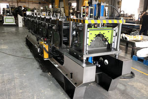 Farbiges Stahl profil Dachfirst Rollen form maschine/Dachziegel Ziegel Baustoff maschinen - Product Image 5