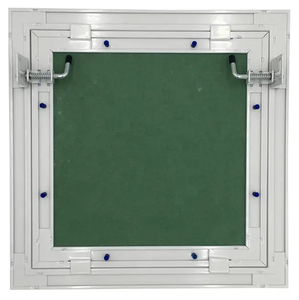 <span class=keywords><strong>Trappe</strong></span> d'accès au plafond pour cloisons sèches en aluminium minimaliste moderniste Aluminium léger Couleur contrastée Carreaux d'accès blancs à l'humidité - Product Image 4