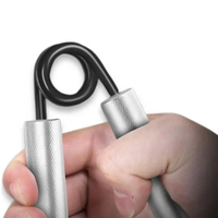 Fortalecedor de agarre resistente, ejercitador de mano de antebrazo de Metal, entrenador de fuerza de agarre manual para Fitness