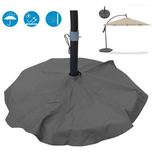 Funda para Base de Sombrilla de Patio, Tela Oxford Gris, Impermeable, Diseño Minimalista, Protector Solar - Product Image 5