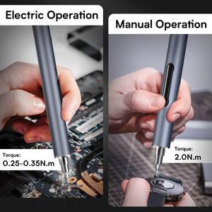 Professional Mini <strong>LED</strong> Light Electric <strong>Screwdriver</strong> <strong>with</strong> 28 Magnetic Bits for DIY Precision Repair of Phones &amp; Watches - Product Image 4