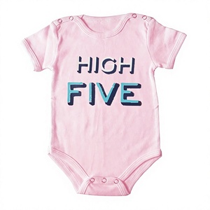 Combinaison bébé sans manches en coton biologique OEM, fermeture boutonnée, tricotée ultra-douce, pour l'été - Product Image 1