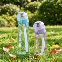Bouteille anti-fuite de qualité alimentaire avec couvercle à ouverture rapide pour boire directement, compatible lave-vaisselle - Camping, randonnée, extérieur