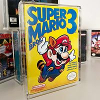 Étui de protection de jeu en acrylique de qualité supérieure, support de jeu pour SNES N64