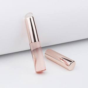 Pinceau à lèvres en <span class=keywords><strong>silicone</strong></span> avec capuchon en aluminium, petit pinceau portable pour estomper le gloss, mini pinceau de maquillage pour débutants - Product Image 3