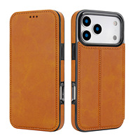 Étui portefeuille de luxe en cuir PU avec fentes pour cartes pour iPhone 18 17 16 15 14 13 12 11 Pro Max