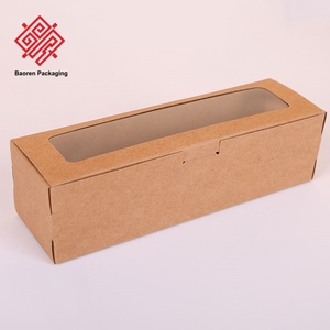 Baoren Hình Trái Tim Rỗng-out Craft Hộp Giấy Biểu Tượng Tùy Chỉnh Nhỏ Bánh Tráng Miệng Đóng Gói Macaron Nướng Hộp Với Cửa Sổ Thiết Kế - Product Image 5