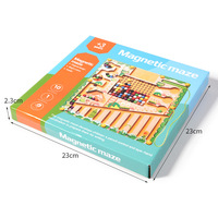 Nouvel arrivage de puzzle de perles de course amusant Classification des couleurs bois et verre acrylique Montessori jouets labyrinthe Puzzles en bois pour les tout-petits
