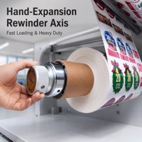 Imprimante d'étiquettes à passage unique 1200 DPI pour matériaux PP PE PET, imprimante d'étiquettes autocollantes, largeur d'impression 21-42 cm, imprimante d'étiquettes en rouleau