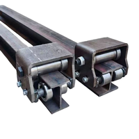 Poulie robuste en acier pour poutre en I, poutre en H, poutre en U, pour rail de guidage de chariot coulissant avec roulement