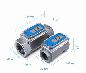 1 inch <span class=keywords><strong>3</strong></span>/4 nhỏ thép không gỉ lỏng kỹ thuật số tuabin nước đo lưu lượng tuabin cho nhiên liệu nước Diesel Xăng - Product Image 6