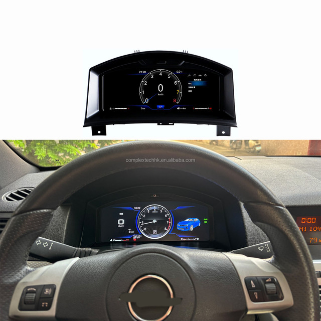 10.25" Car Auto Speedometer LCD Digital Cluster Virtual Cockpit Dashboard For Opel Astra Zafira 2004-2010
