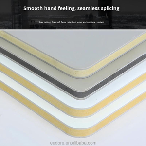 Panneau mural décoratif en SPC à texture tissu, anti-collision, imperméable, ignifuge, design moderne pour chambre, escalier, salle <span class=keywords><strong>de</strong></span> sport - Product Image 5