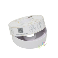 Emballage de boîte-cadeau circulaire personnalisé, boîte ronde en carton avec couvercle pour l'emballage de biscuits