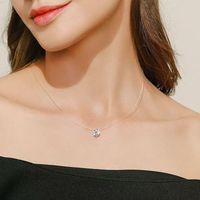 Collier délicat en zircon Larmes de sirène 2025, chaîne transparente, collier en ligne de pêche, collier ras du cou, bijoux tendance, cadeaux pour femmes et filles