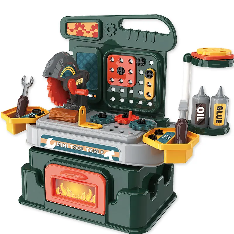 Hot Sale Role Mini Pretend Play Repair Tool Toy Set for Kids Plastic Interesting Tool Set Toys